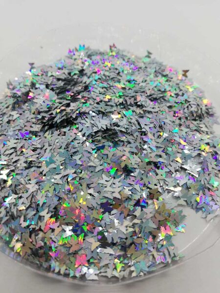 Epoksi Glitters Silver Butterfly 2,5 gr
