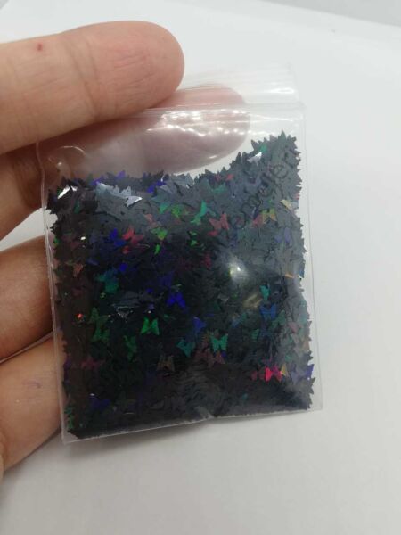 Epoksi Glitters Nightblack Butterfly 5 gr