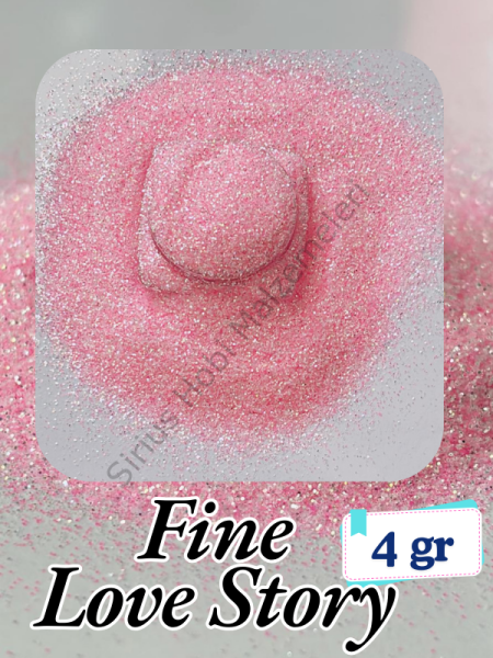 Epoksi- Mum-Makyaj-Tırnak-Sabun Simi Pulu Fine Love Story 4 gr