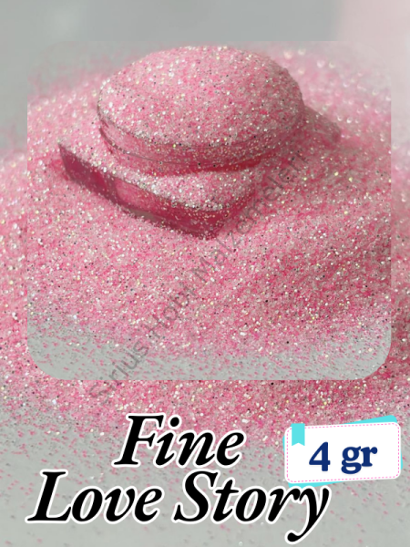 Epoksi- Mum-Makyaj-Tırnak-Sabun Simi Pulu Fine Love Story 4 gr