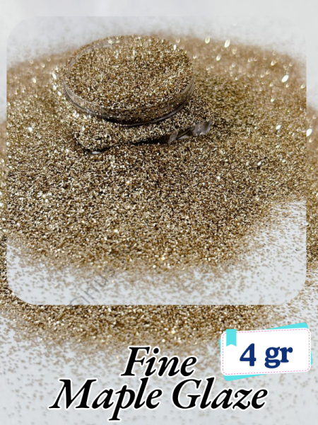 Epoksi- Mum-Makyaj-Tırnak-Sabun Simi Pulu Fine Maple Glaze 4 gr