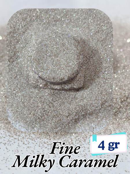 Epoksi- Mum-Makyaj-Tırnak-Sabun Simi Pulu Fine Milky Caramel 4 gr