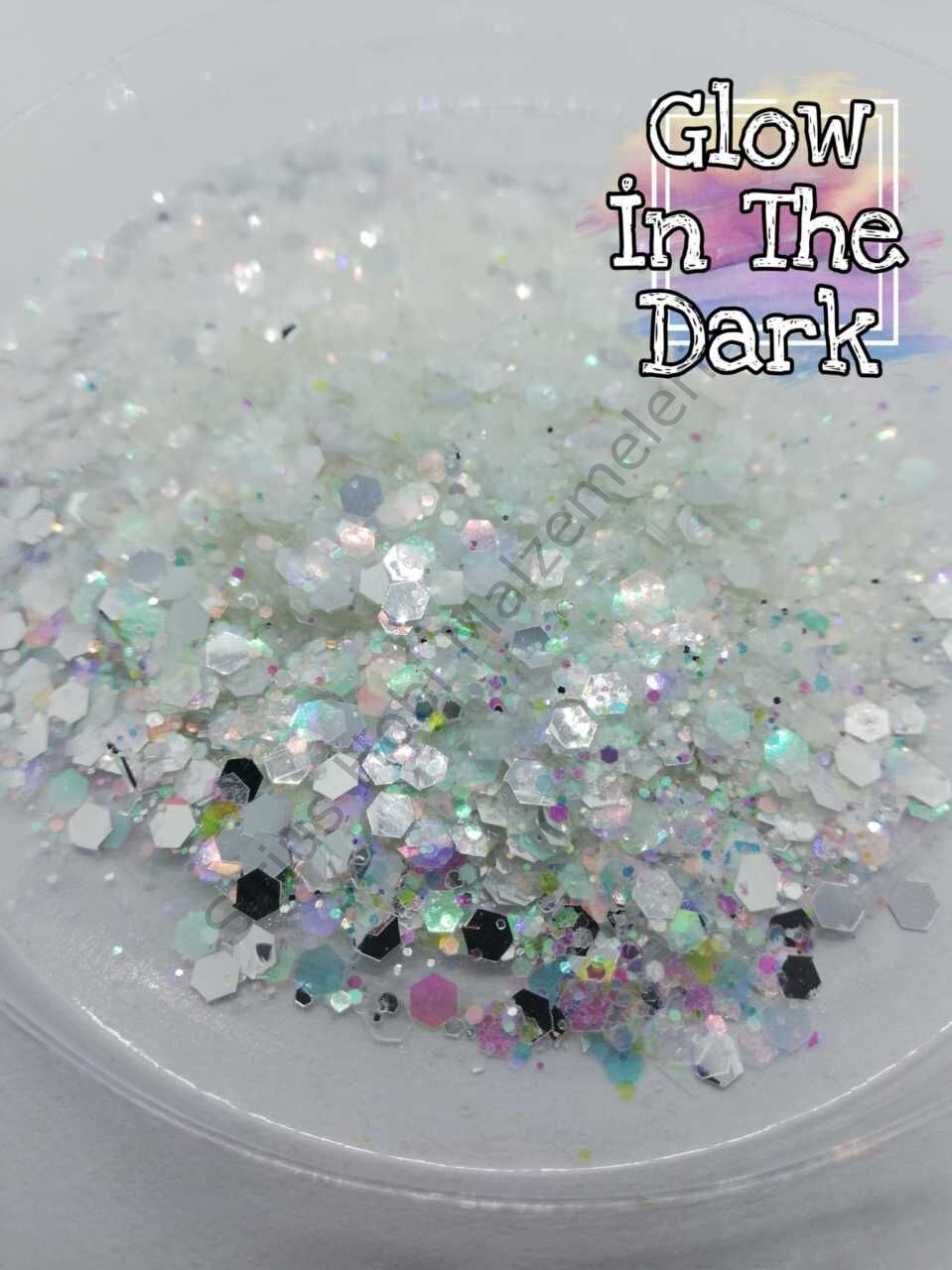 Epoksi Glitters Snow White 5 gr