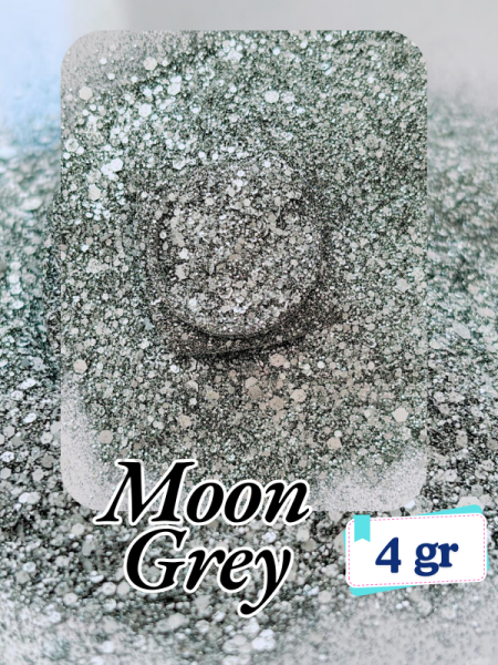 Epoksi- Mum-Makyaj-Tırnak-Sabun Simi Pulu Fine Moon Grey 4 gr