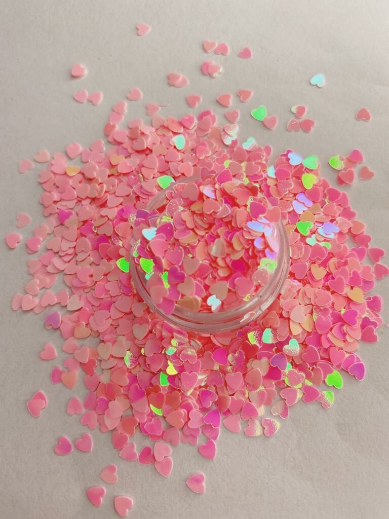 Holographic Pink Hearts 4gr