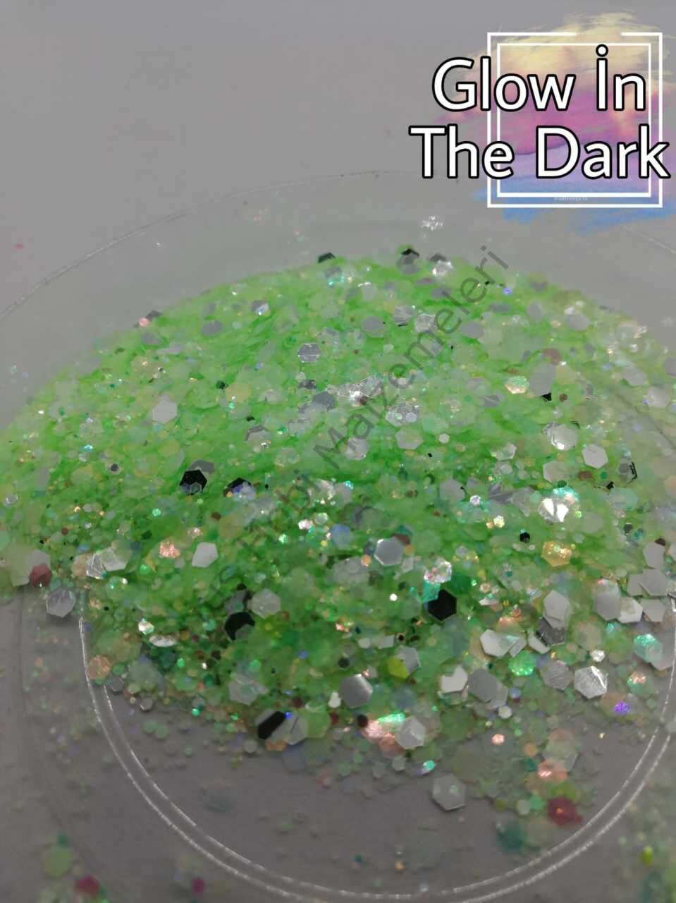 Epoksi Chunky Glitters Baby Green 5 gr