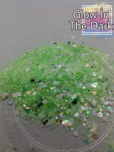 Epoksi Chunky Glitters Baby Green 5 gr