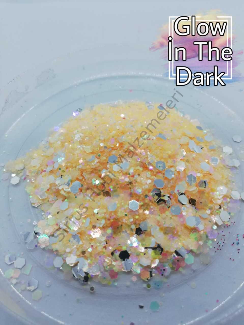 Epoksi Chunky Glitters Sweet Orange 4 gr