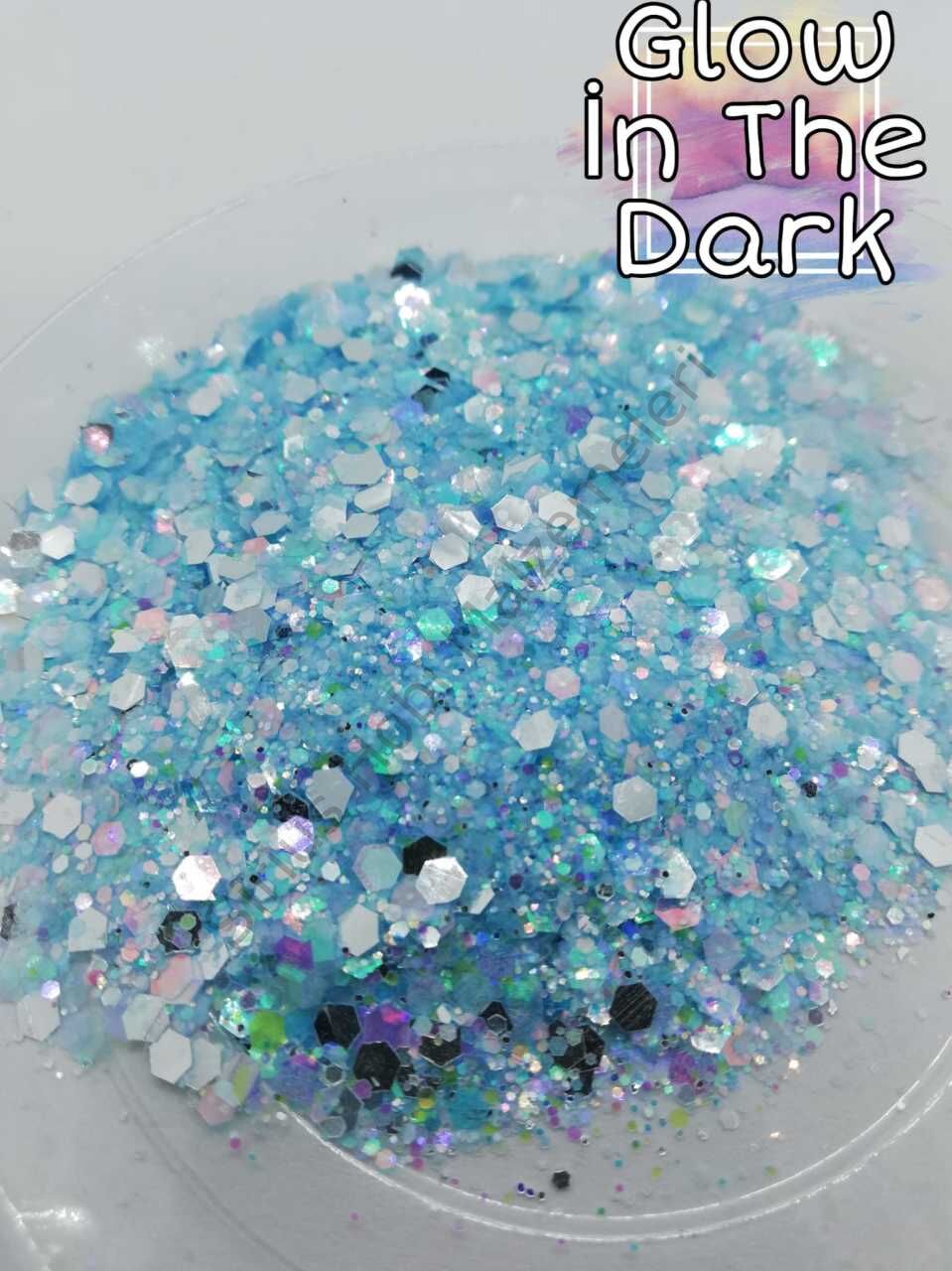 Epoksi Chunky Glitters Baby Blue 4 gr