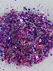 Chunky Glitters Purple Draje 4 gr