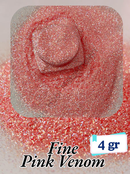Epoksi- Mum-Makyaj-Tırnak-Sabun Simi Pulu Fine Pink Venom 4 gr