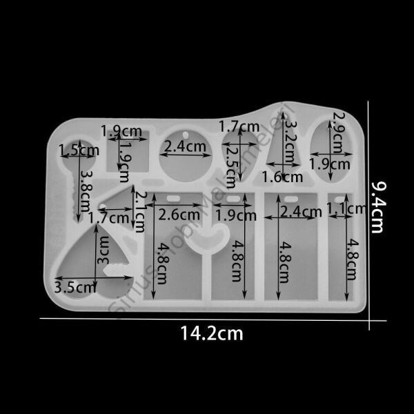 Epoksi Kolye Kalıbı 2