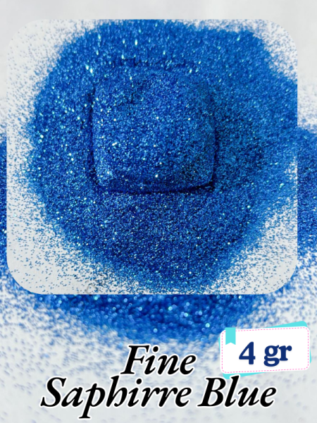 Epoksi- Mum-Makyaj-Tırnak-Sabun Simi Pulu Fine Saphirre Blue 4 gr