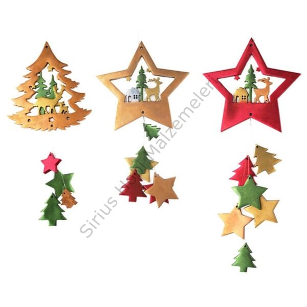 Epoksi Yılbaşı Noel Süsleme Silikon Kalıbı