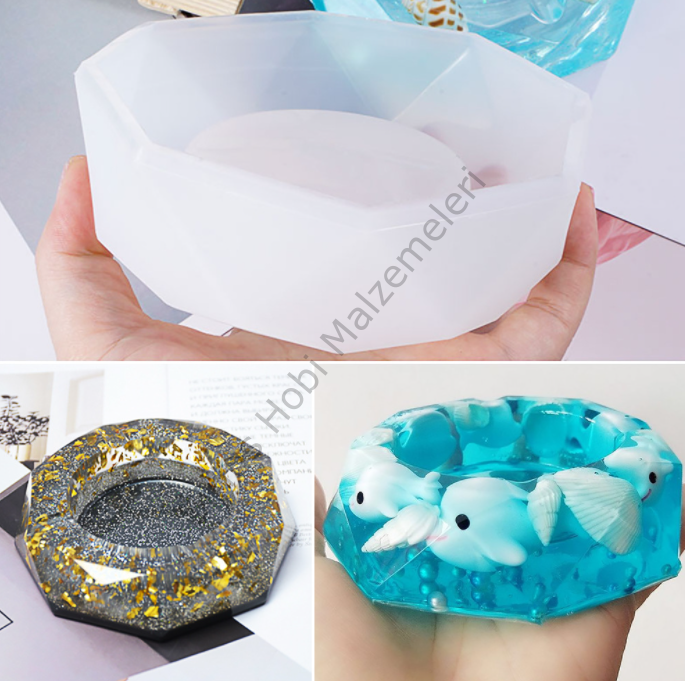 Epoksi 12 cm Kültablası Kalıbı