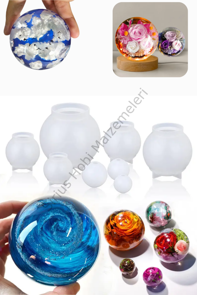 Epoksi Reçine Küre Silikon Kalıpları