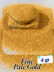 Epoksi- Mum-Makyaj-Tırnak-Sabun Simi Pulu Fine Pale Gold 4 gr