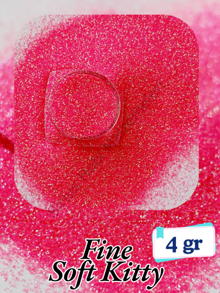 Epoksi- Mum-Makyaj-Tırnak-Sabun Simi Pulu Fine Soft Kitty 4 gr