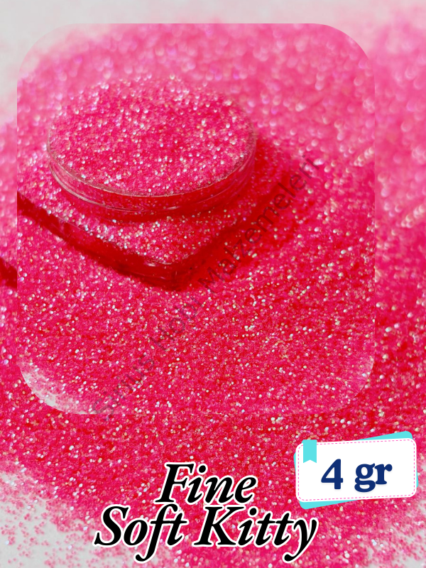 Epoksi- Mum-Makyaj-Tırnak-Sabun Simi Pulu Fine Soft Kitty 4 gr