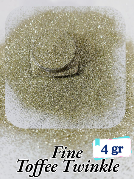 Fine Glitter İnce Toz Sim 4gr – Epoksi, Mum, Sabun, Nail Art Toffee Twinkle