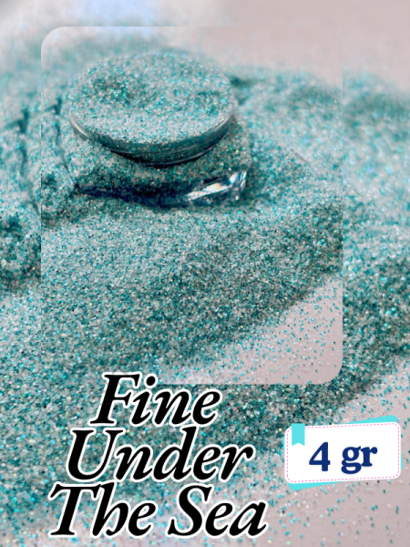 Fine Glitter İnce Toz Sim 4gr – Epoksi, Mum, Sabun, Nail Art Under The Sea