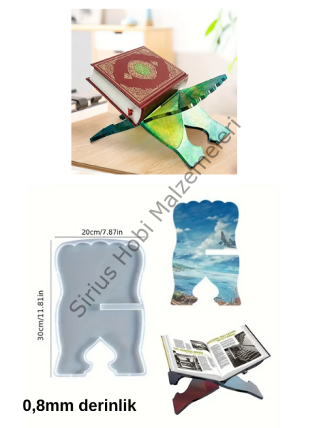 Epoksi 30 cm Rahle SilikonKalıbı 2 adet