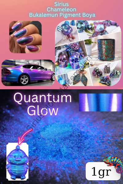 Chameleon Bukalemun Pigment Toz Boya Quantum Glow – 1 gr | Epoksi Uyumlu Renk Geçişli Efekt