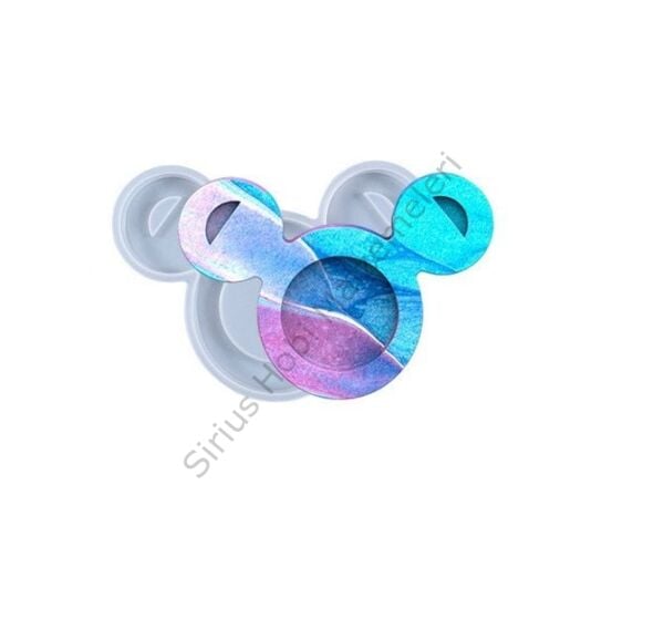 Epoksi Mickey Bardak Altığı Kalıbı