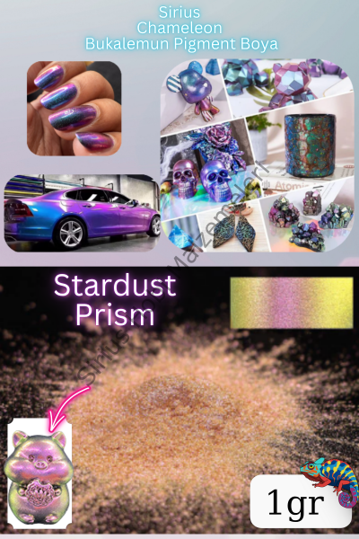 Chameleon Bukalemun Pigment Toz Boya Stardust Prism– 1 gr | Epoksi Uyumlu Renk Geçişli Efekt