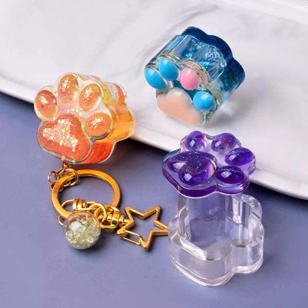 Epoksi Pati Shakers Anahtarlık Kalıbı