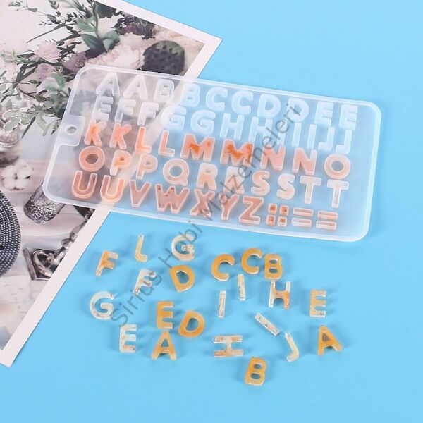 Epoksi Küçük Harfler Silikon Kalıbı