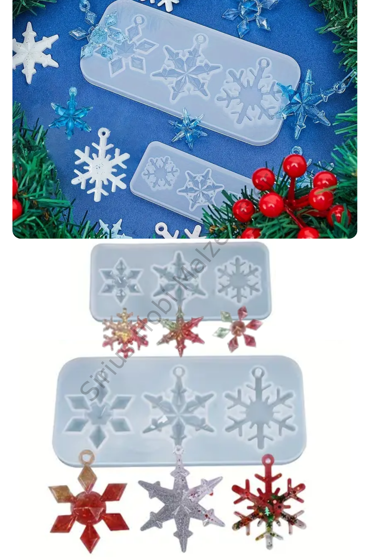 Epoksi Kar Taneleri Silikon Kalıpları