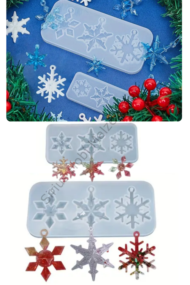 Epoksi Kar Taneleri Silikon Kalıpları