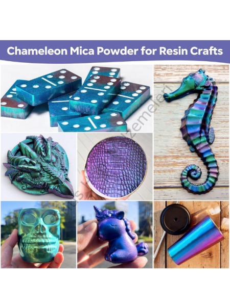 Chameleon Bukalemun Pigment Toz Boya Starwave – 1 gr | Epoksi Uyumlu Renk Geçişli Efekt