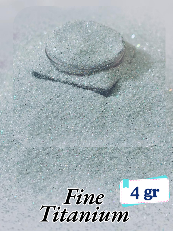 Epoksi- Mum-Makyaj-Tırnak-Sabun Simi Pulu Fine Titanium 4 gr