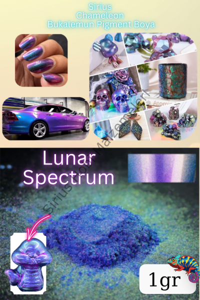 Chameleon Bukalemun Pigment Toz Boya Lunar Spectrum – 1 gr | Epoksi Uyumlu Renk Geçişli Efekt