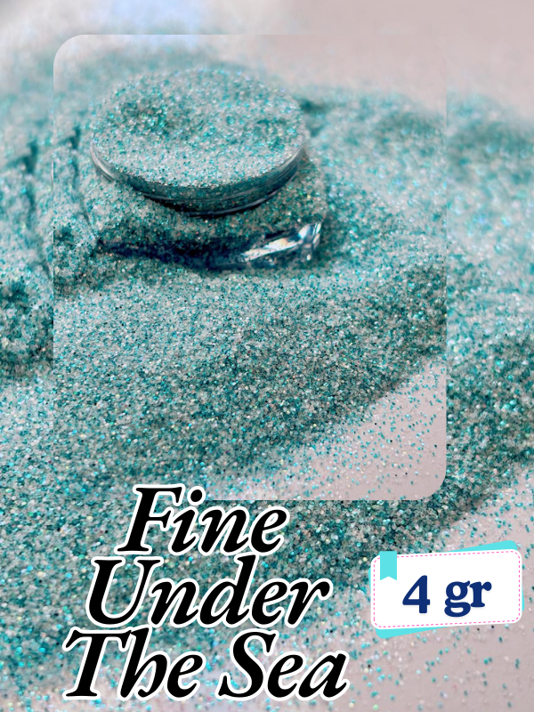 Epoksi- Mum-Makyaj-Tırnak-Sabun Simi Pulu Fine Under The Sea 4 gr