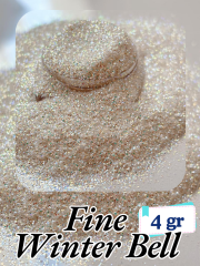 Epoksi- Mum-Makyaj-Tırnak-Sabun Simi Pulu Fine Winter Bell 4 gr