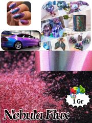 Epoksi-Tırnak-Makyaj-Sentetik Opal-Boyama Chameleon Bukalemun Pigment Boya Nebula Flux  1 gr