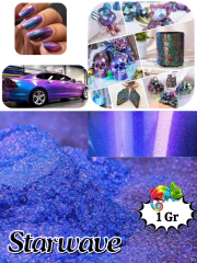 Epoksi-Tırnak-Makyaj-Sentetik Opal-Boyama Chameleon Bukalemun Pigment Boya Starwave 1 gr