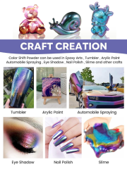 Epoksi-Tırnak-Makyaj-Sentetik Opal-Boyama Chameleon Bukalemun Pigment Boya Planetary 1 gr