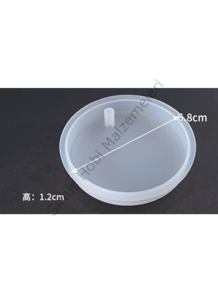 Epoksi Reçine Tekli 6.8 cm Magnet Anahtarlık Silikon Kalıbı