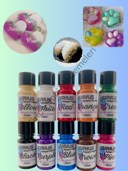 Epoksi Reçine Opak Krem Pigment Boya-Son Ürünler