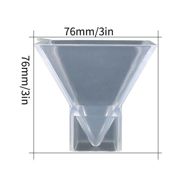 Epoksi 7.5 cm 3d Piramit Kalıbı