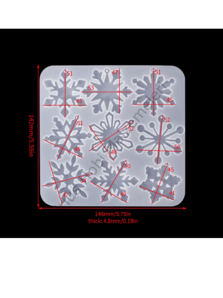 Epoksi Reçine Kolye Küpe Ağaç Yaprak Kartaneleri Silikon Kalıbı