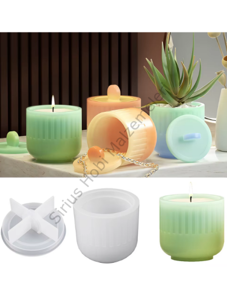 Epoksi Reçine Alçı Kapaklı Kutu Silikon Kalıbı