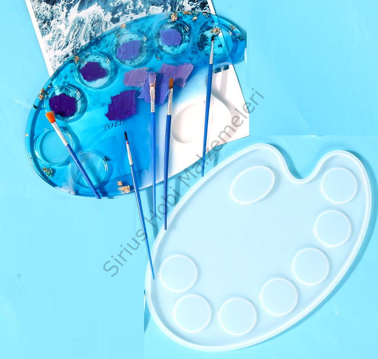 Epoksi Boya Paleti Kalıbı 2