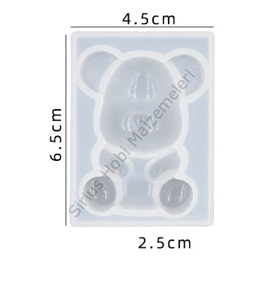 Epoksi Ayıcık Anahtarlık Kalıbı 2