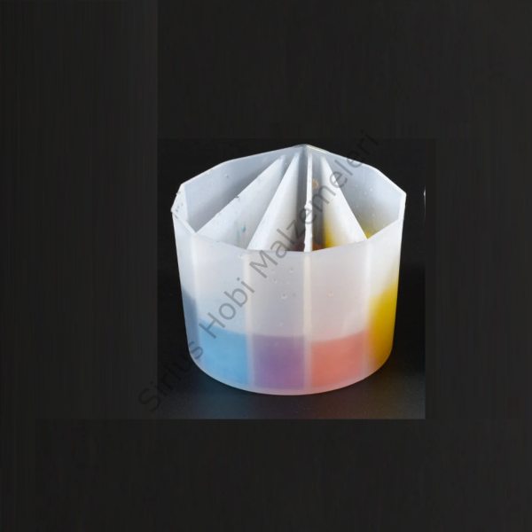 Epoksi 5 Gözlü  Döküm Kalıbı 5 cm