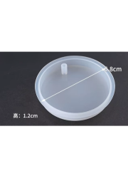 Epoksi Reçine Tekli 6.8 cm Magnet Anahtarlık Silikon Kalıbı
